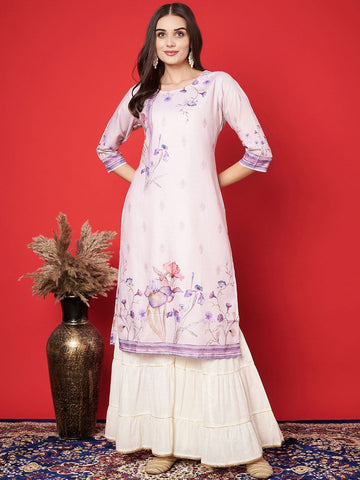 Label khoj cotton printed kurta