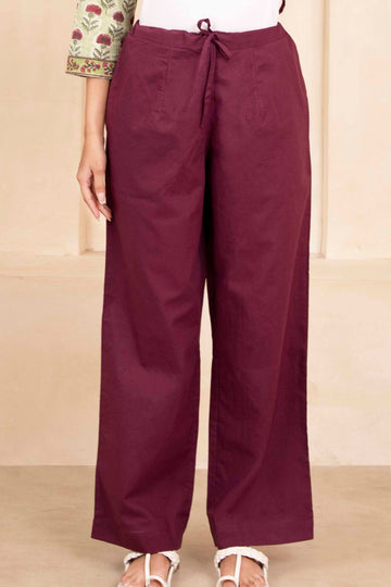 Maroon Palazzo Pant