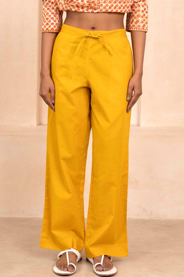 Golden Yellow Palazzo Pant