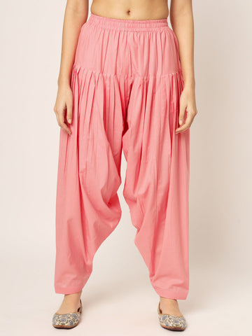 Peach Patiala Pant