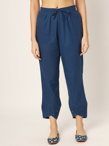 Royal Blue Tulip Pants