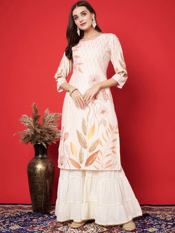 Label khoj cotton printed kurta