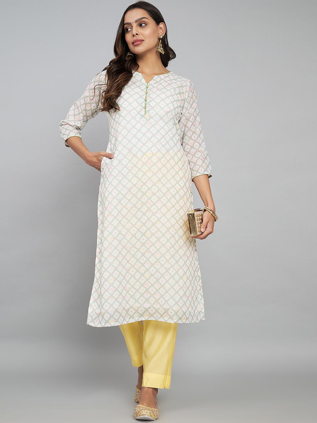Label Khoj Women Linen Kurta