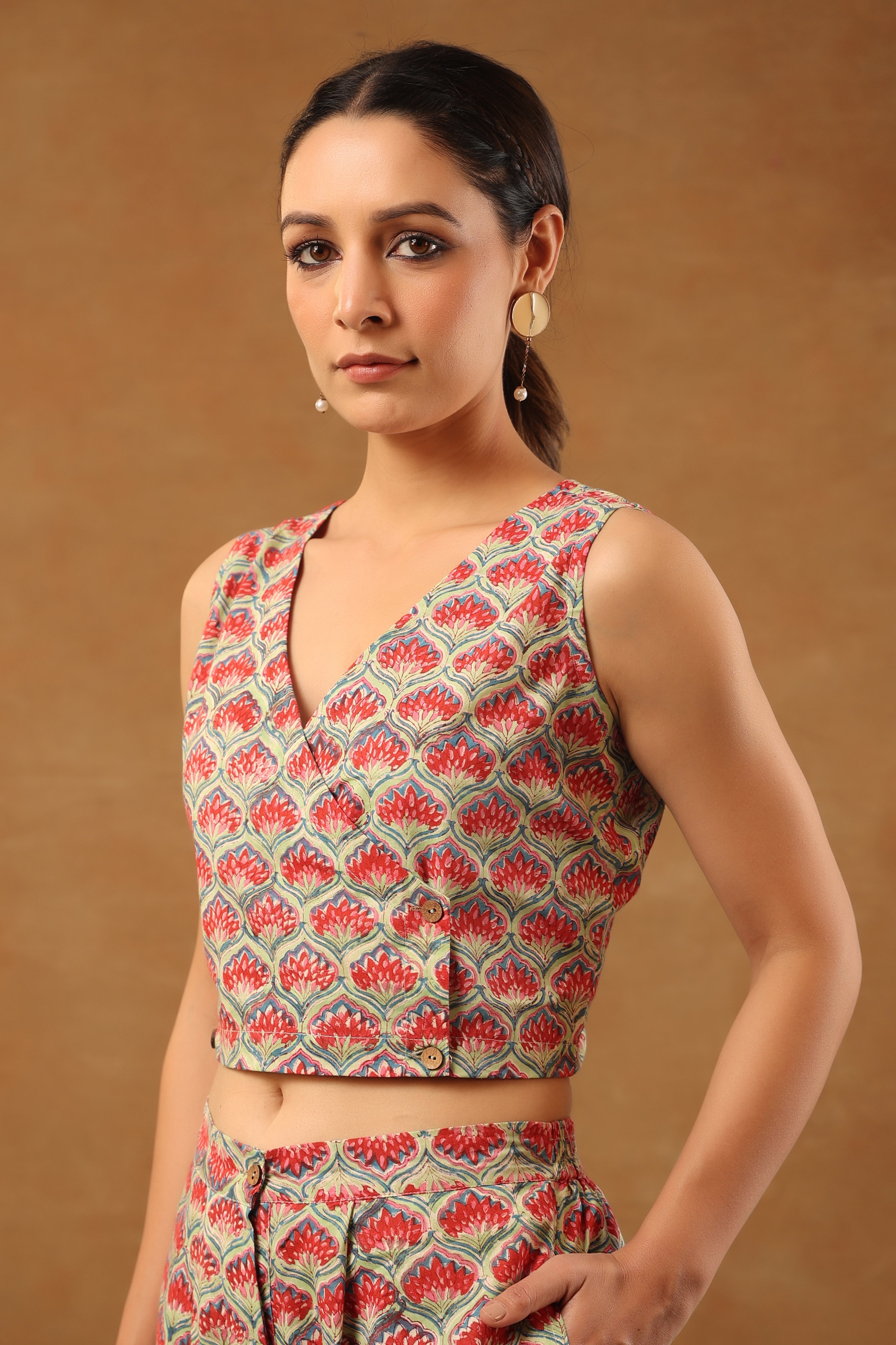 Mint Green 3 Pcs Co-Ord Set