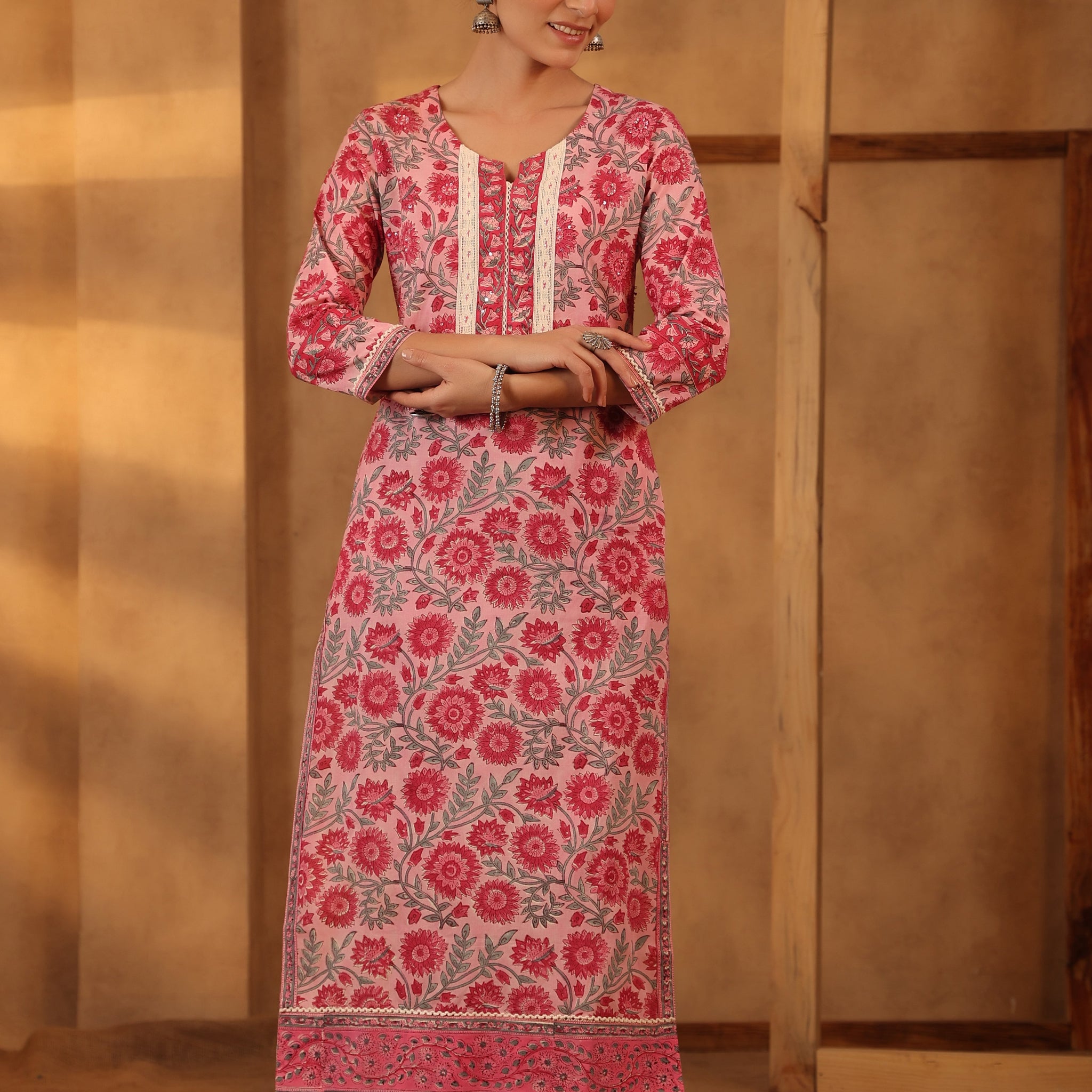 Magenta Pink Kurta