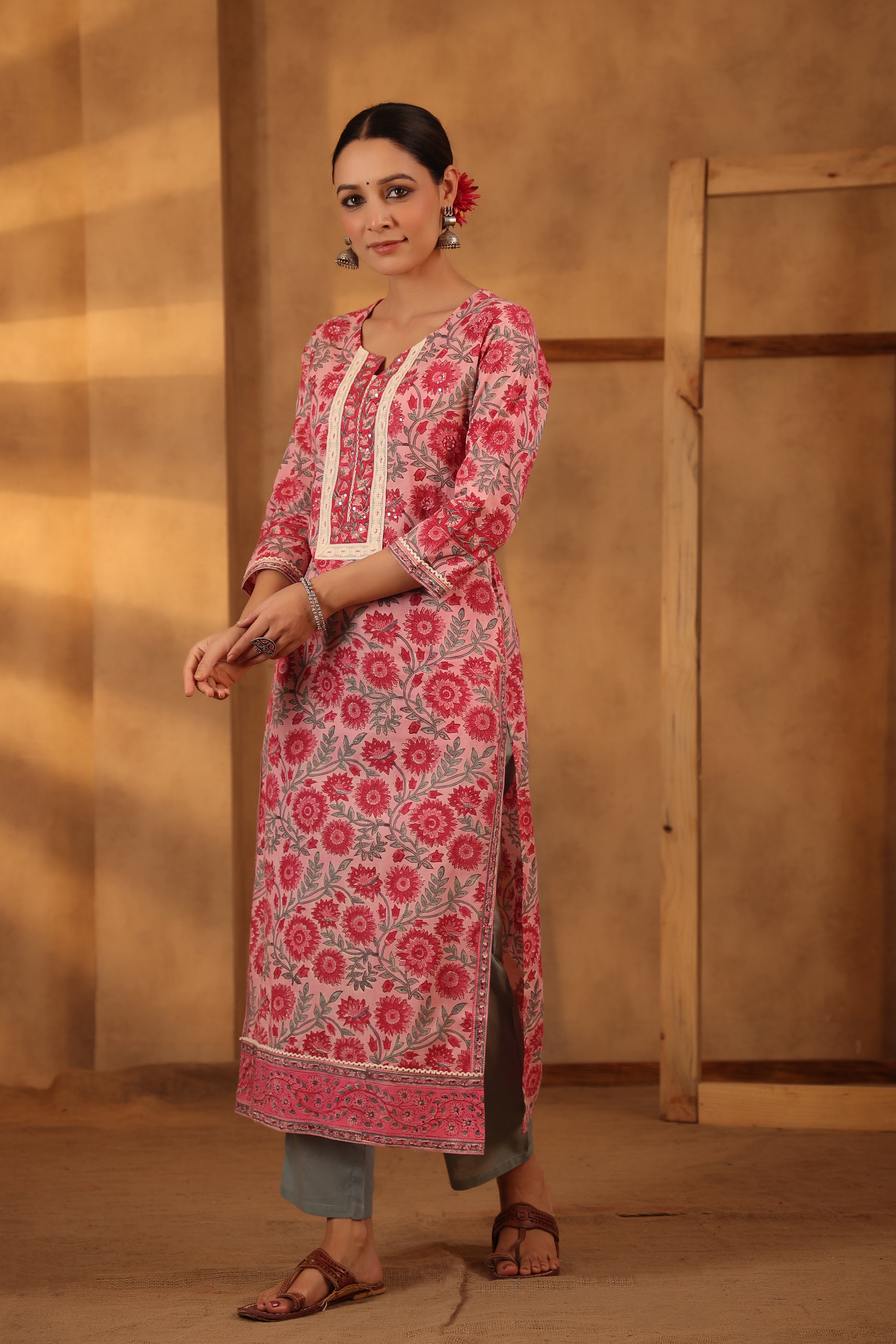 Magenta Pink Kurta