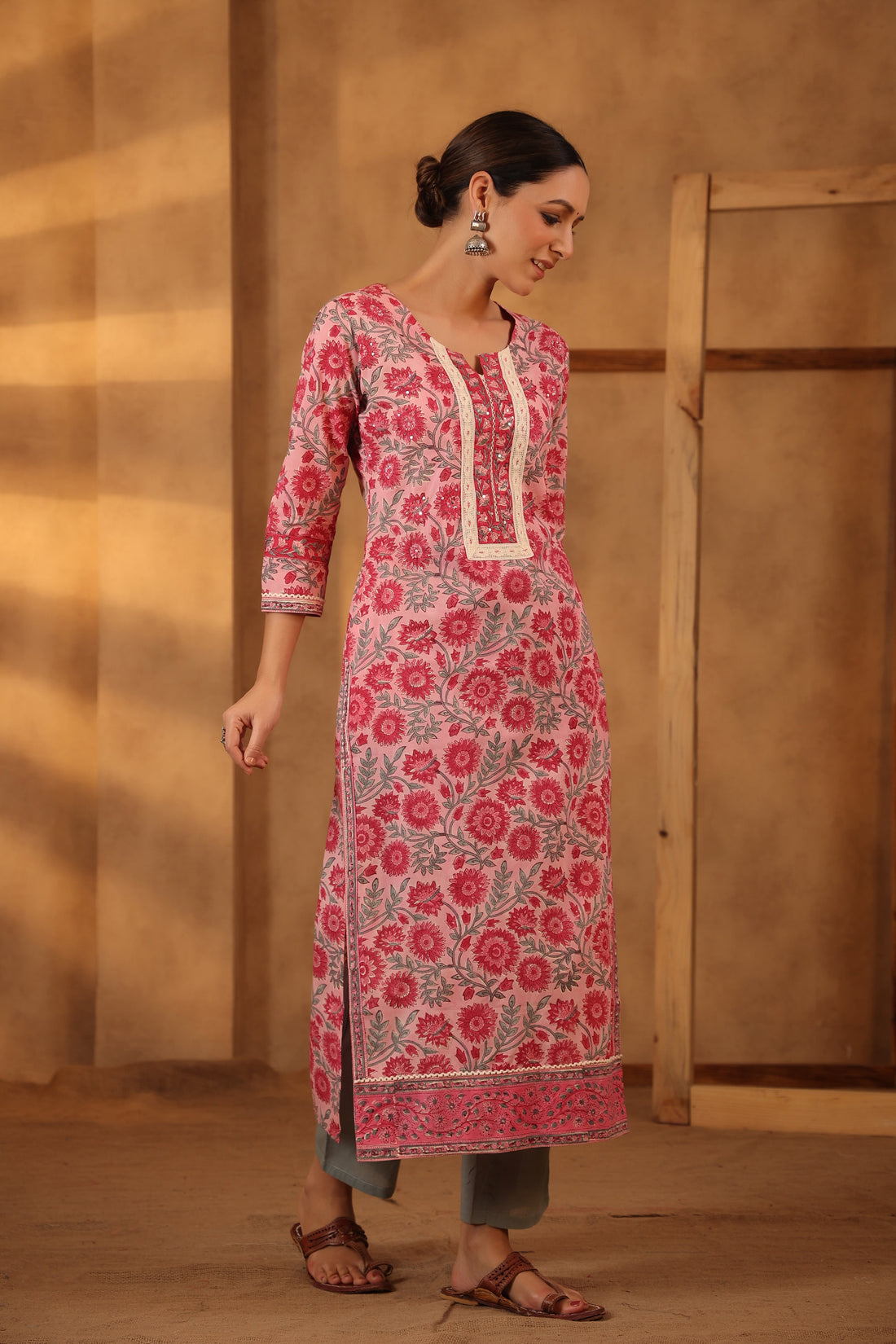 Magenta Pink Kurta