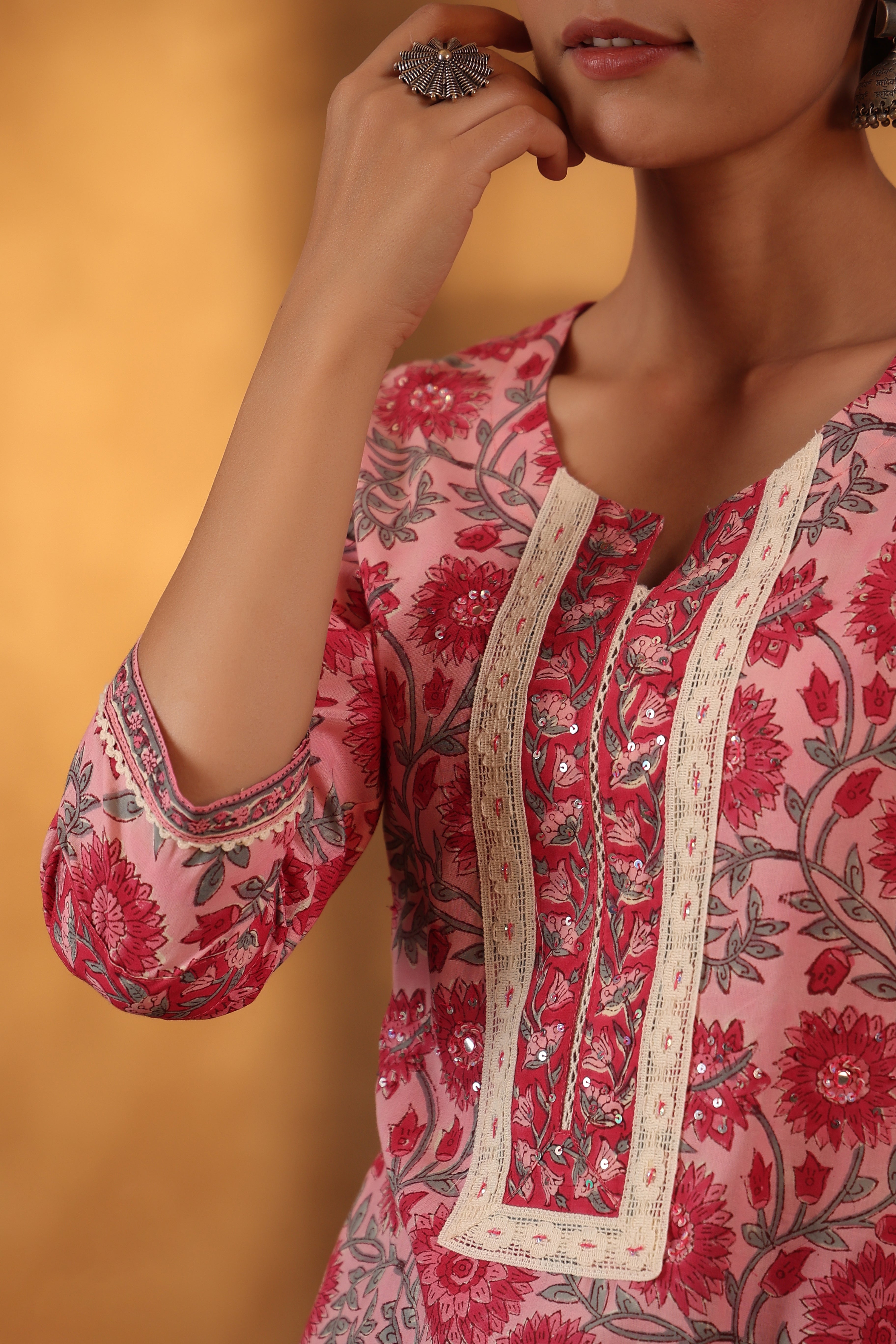 Magenta Pink Kurta