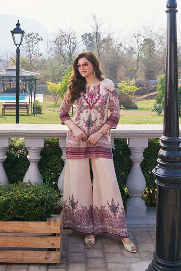 Label Khoj Women's Digital print with hand work Cord Set