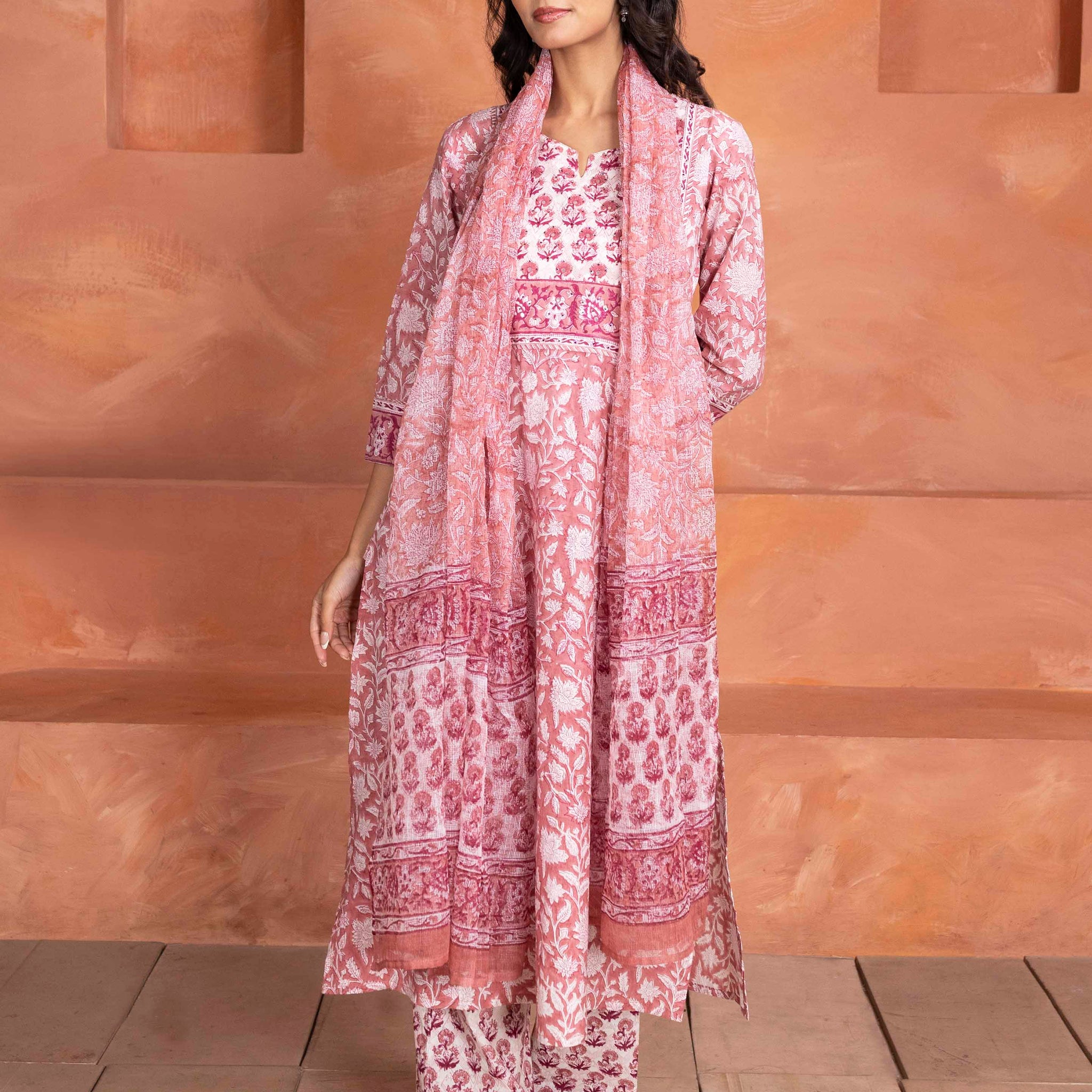 Peach 3 Piece Set