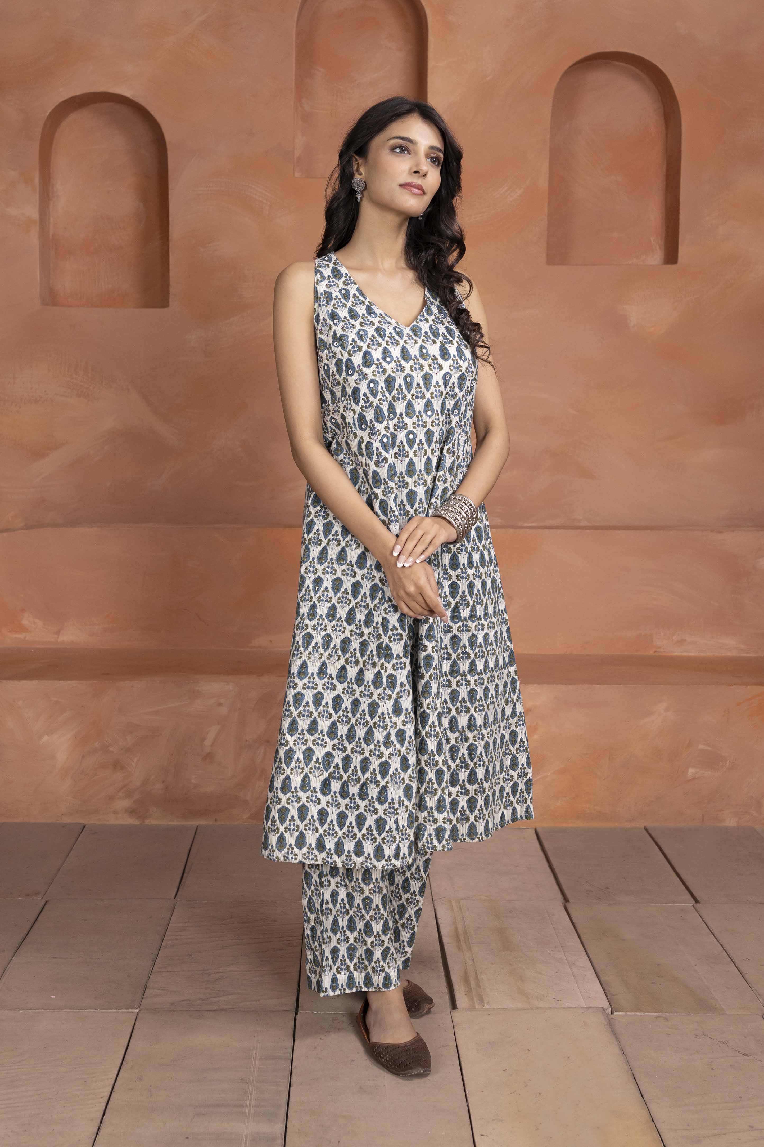 Indigo and Olive 3 Piece Set