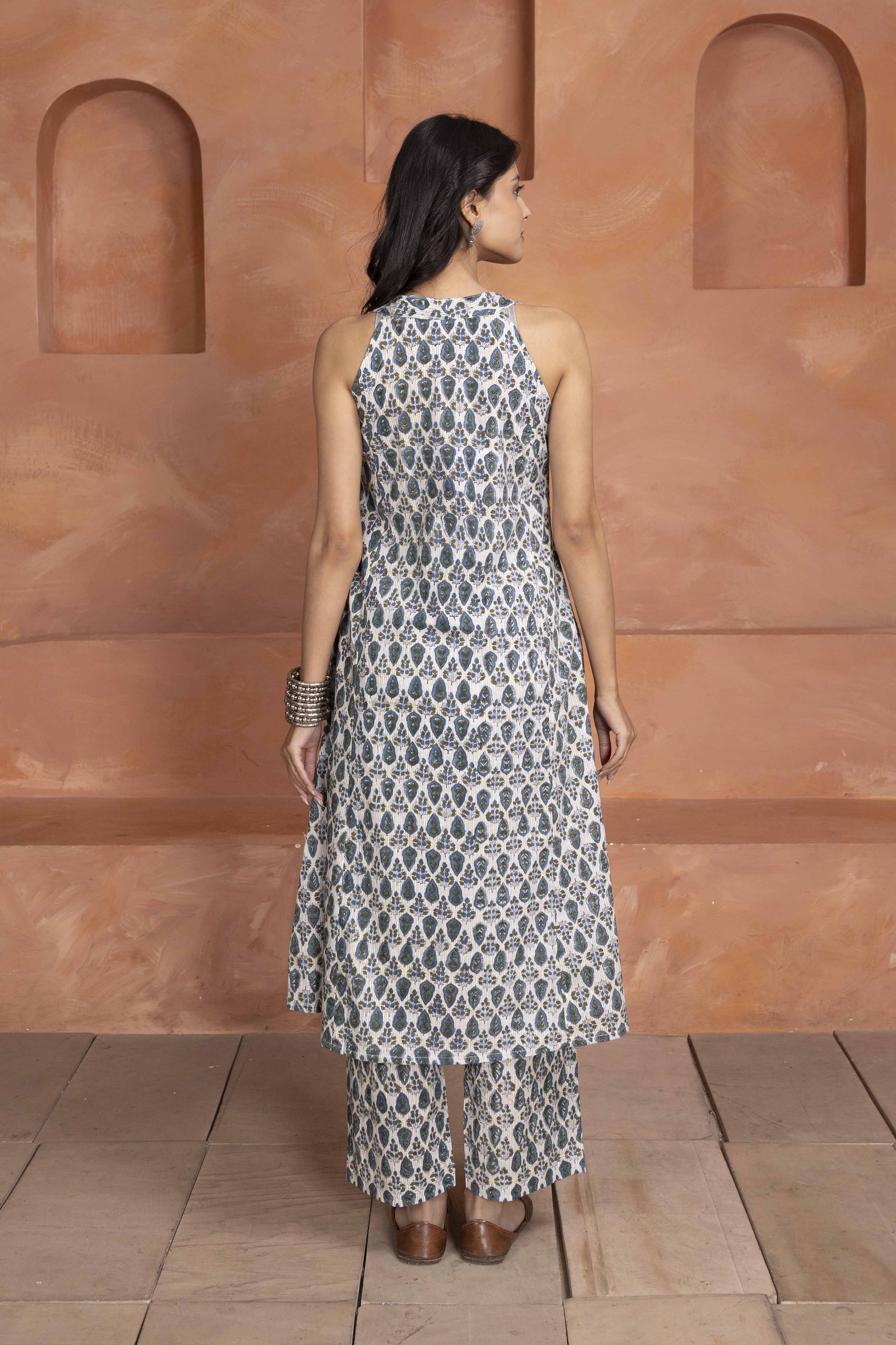 Indigo and Olive 3 Piece Set