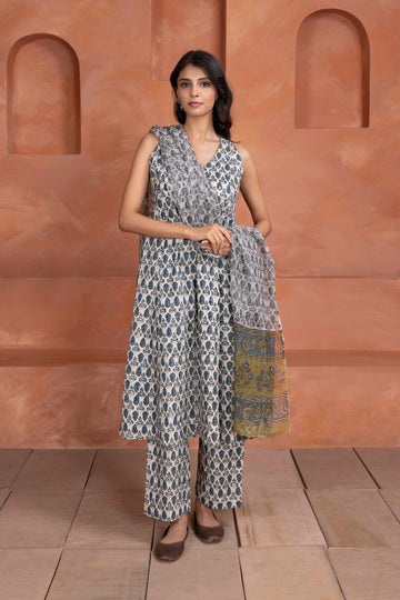 Indigo and Olive 3 Piece Set