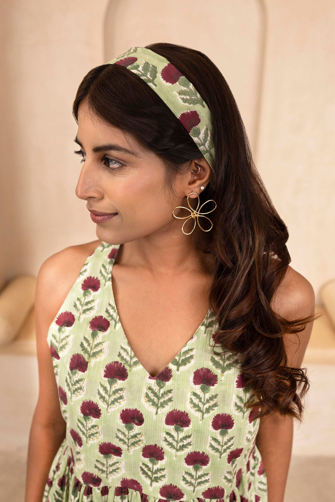 Mint Green Halter Neck Dress