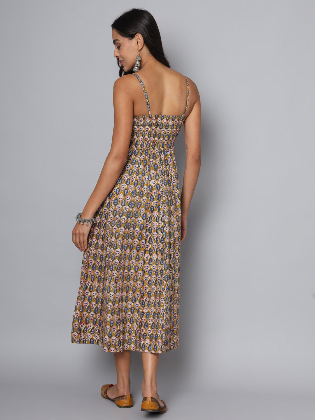 Shuddhi Blue Sphageti dress