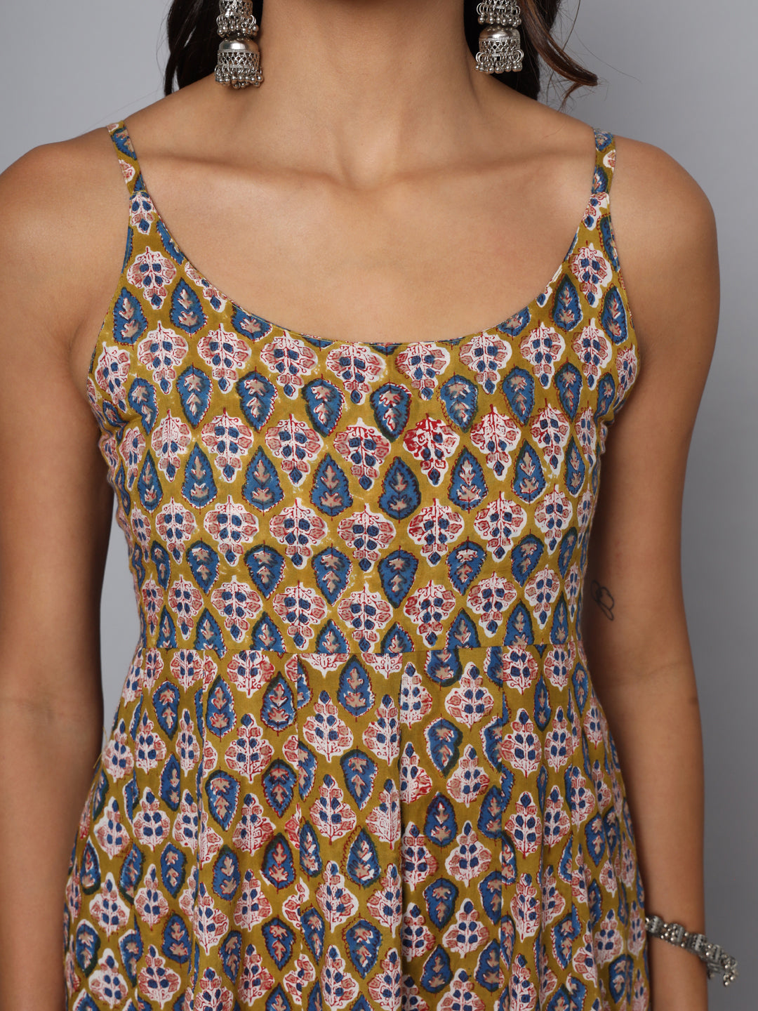 Shuddhi Blue Sphageti dress