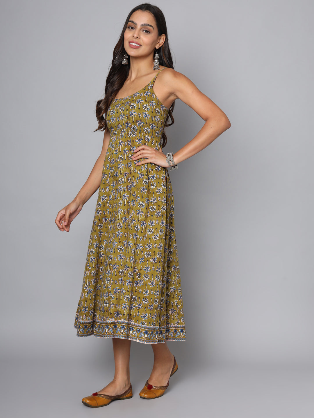 Shuddhi Blue Sphageti dress