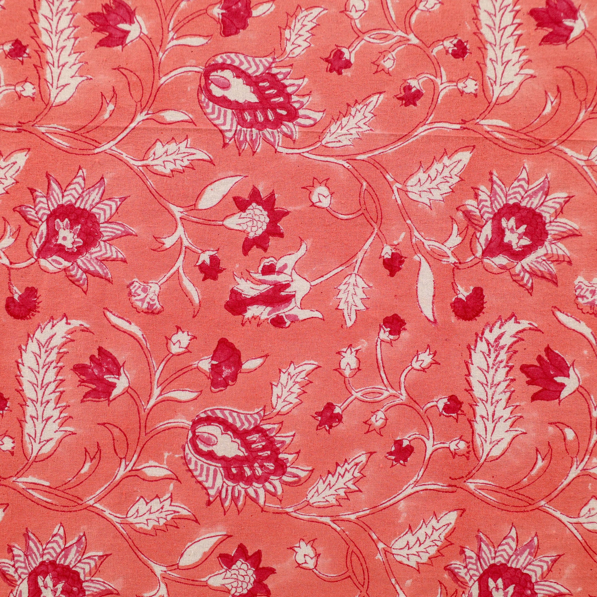 Peach and Red Table Cover