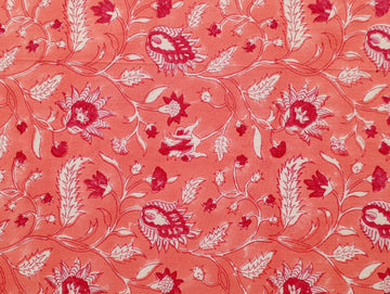Peach and Red Table Cover