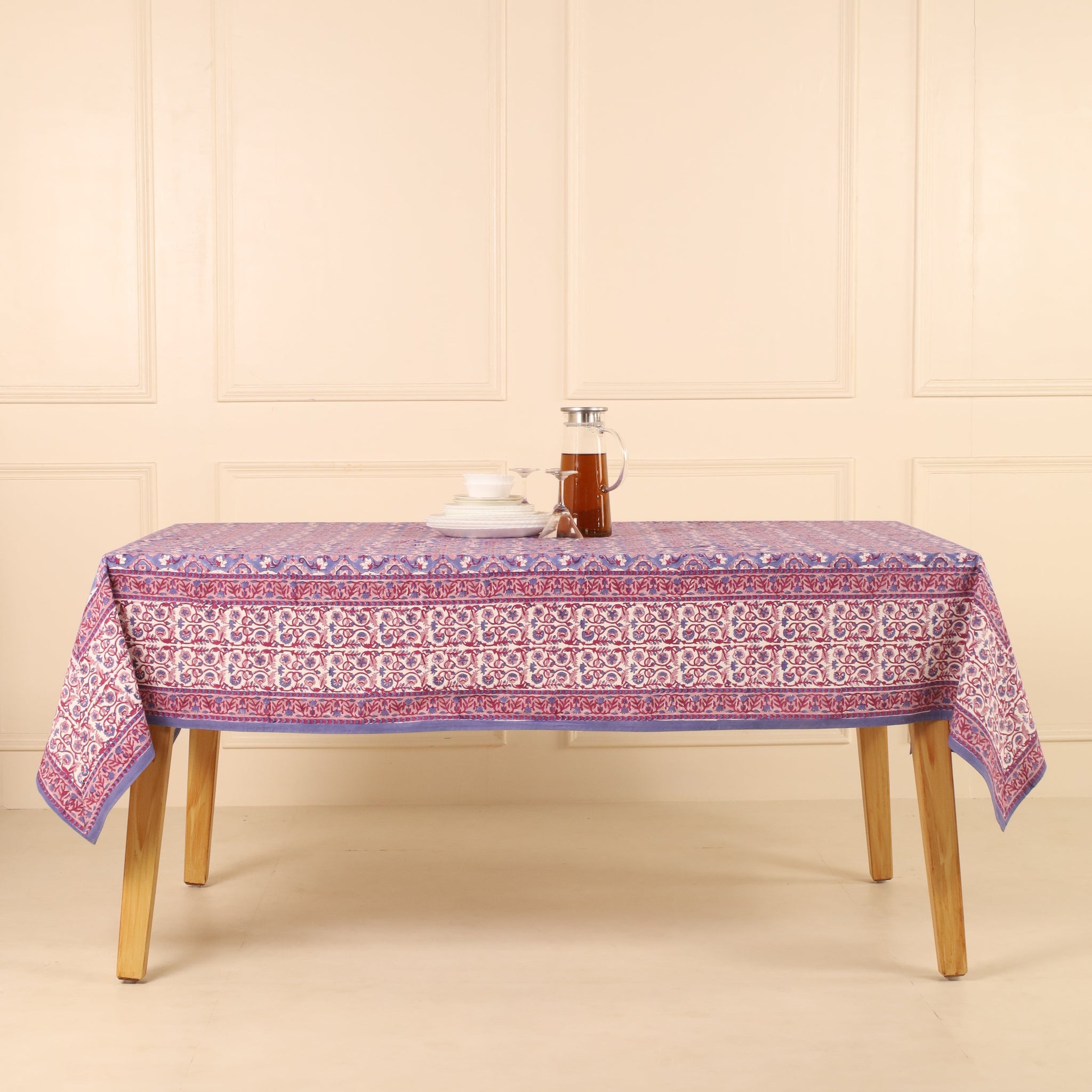 Purple and Blue Table Cover
