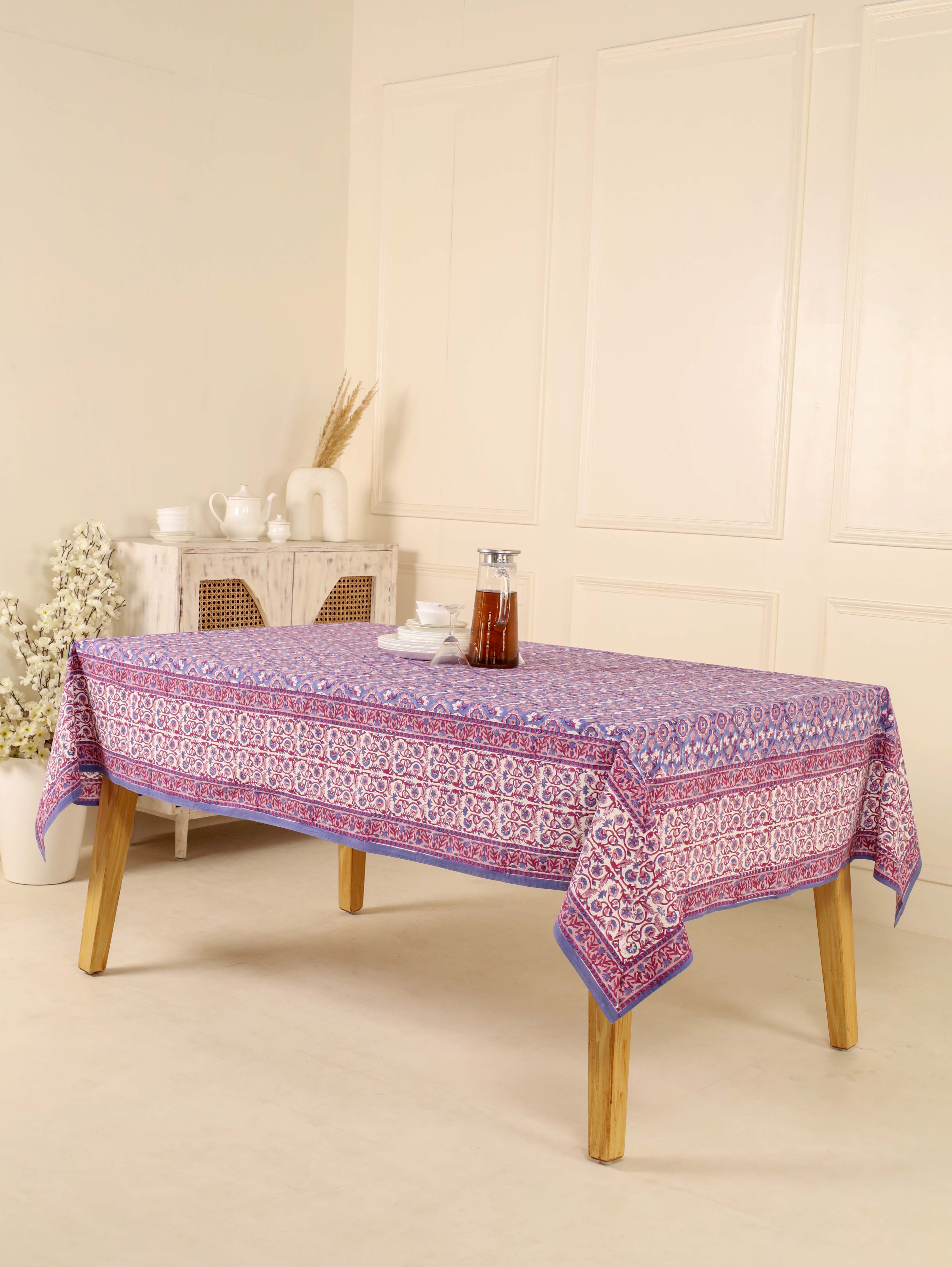 Purple and Blue Table Cover