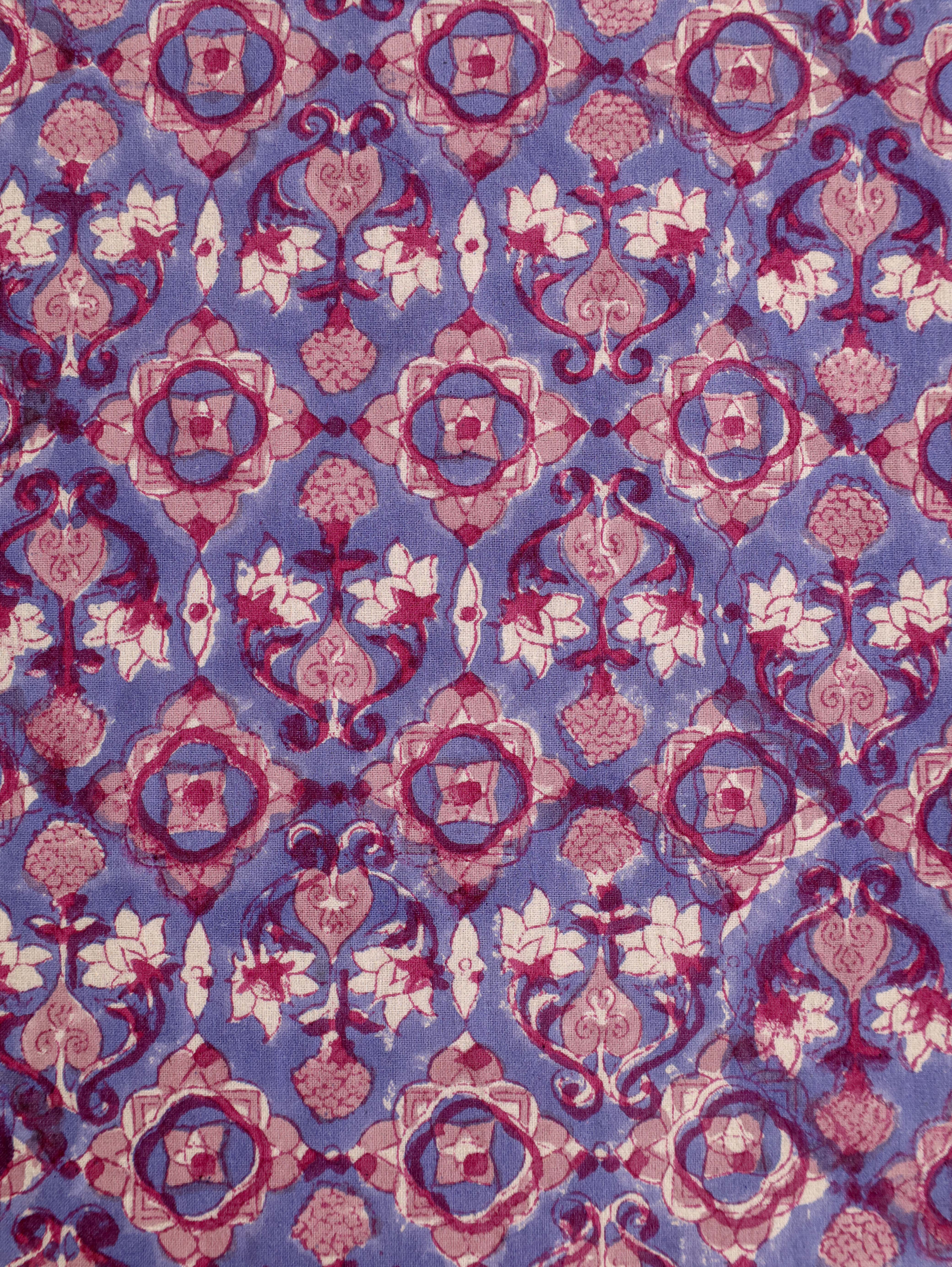 Purple and Blue Table Cover