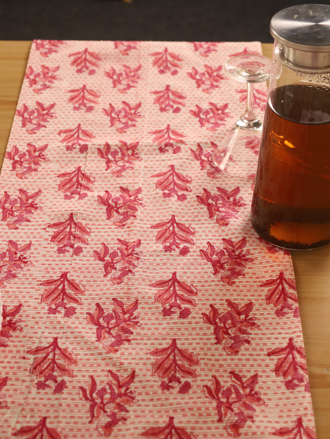 Red and Pink Table Runner