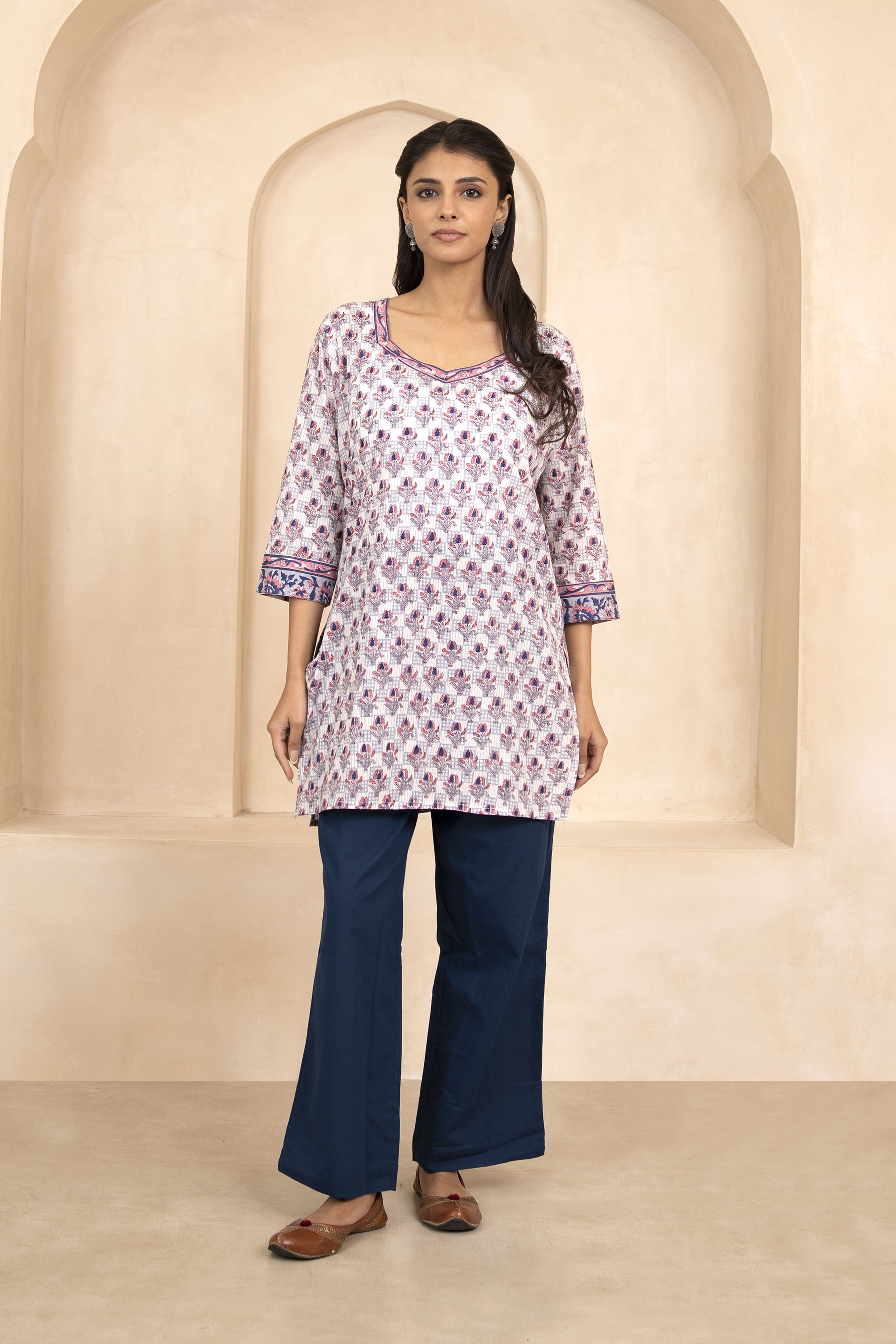 Navy Blue Palazzo Pant