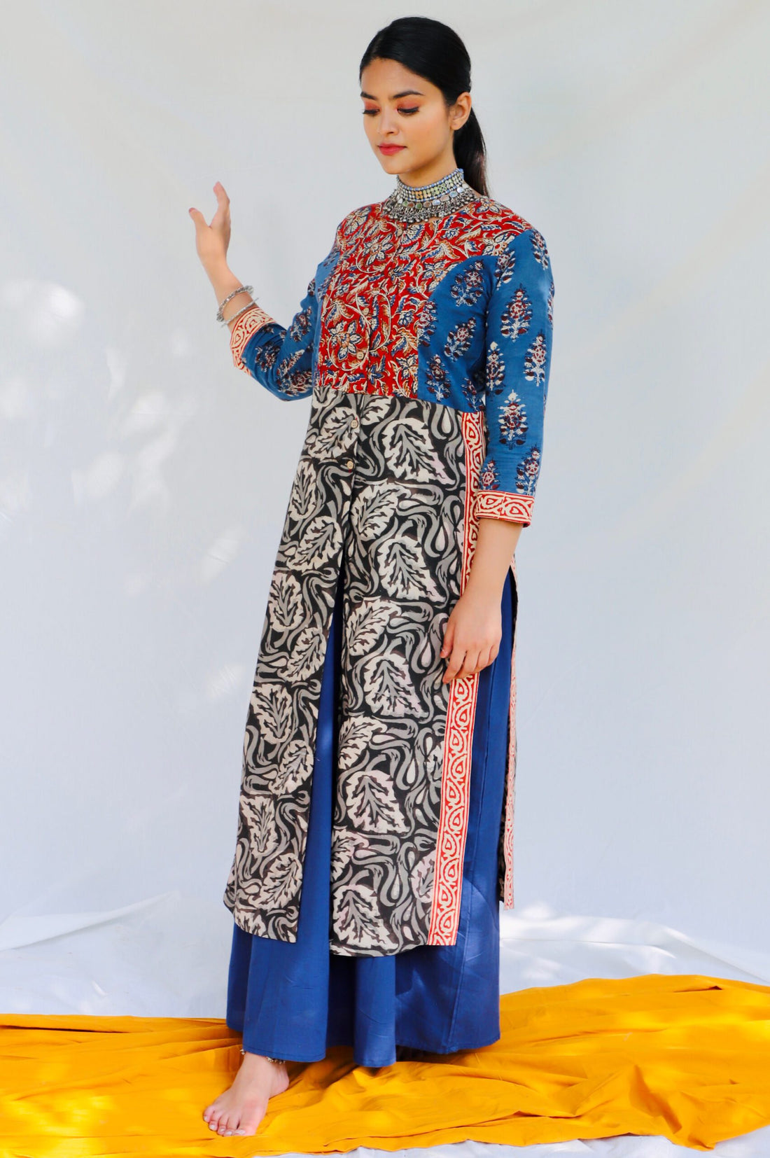 Shuddhi Indigo And Kalamkari Dress