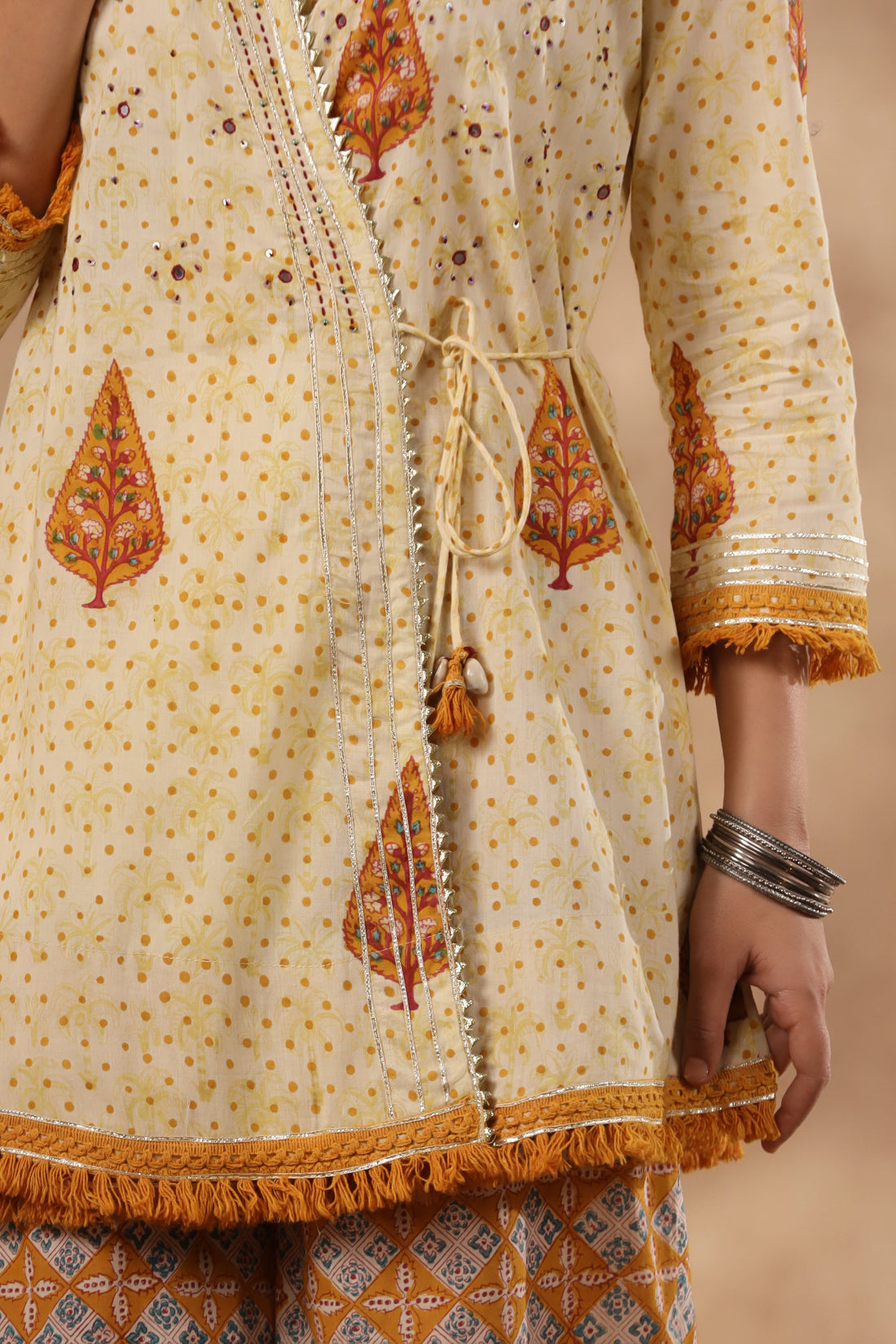 Shuddhi Yellow and Mustard 2 piece set