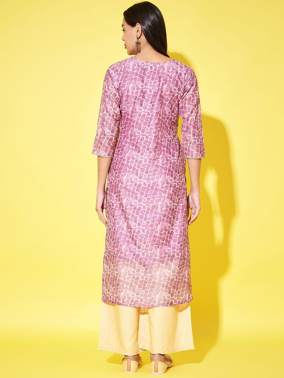 Label Khoj Women Silk blend Silk kurta