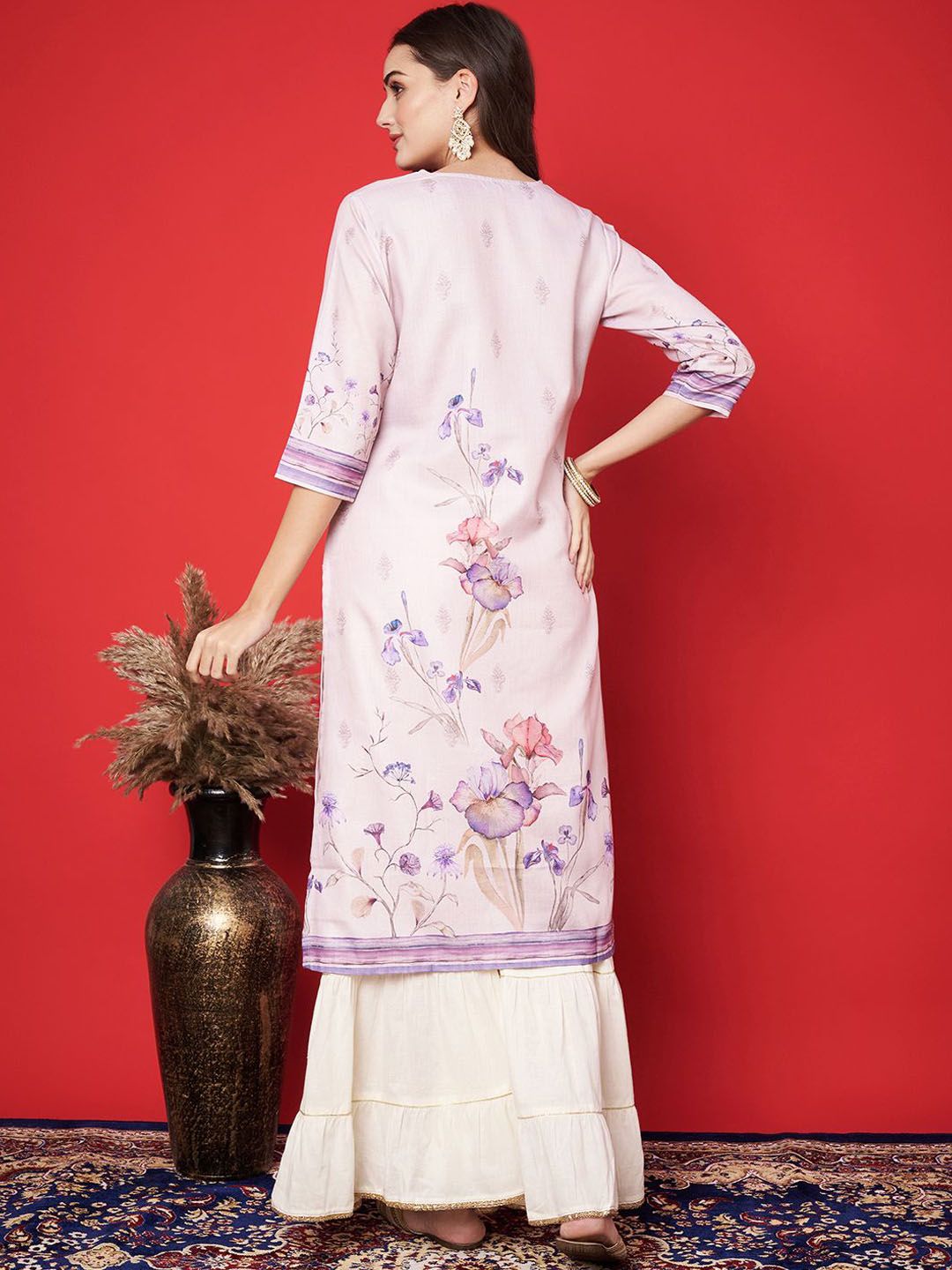 Label khoj cotton printed kurta