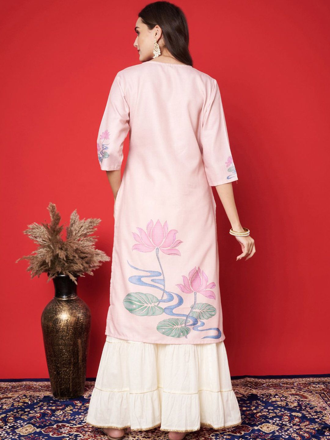 Label khoj cotton printed kurta