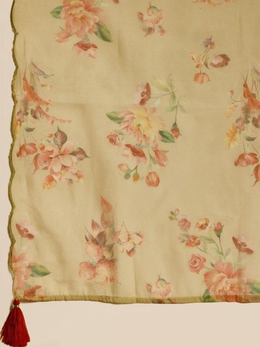 Label khoj Women roman silk Kurta With Trousers & Dupatta