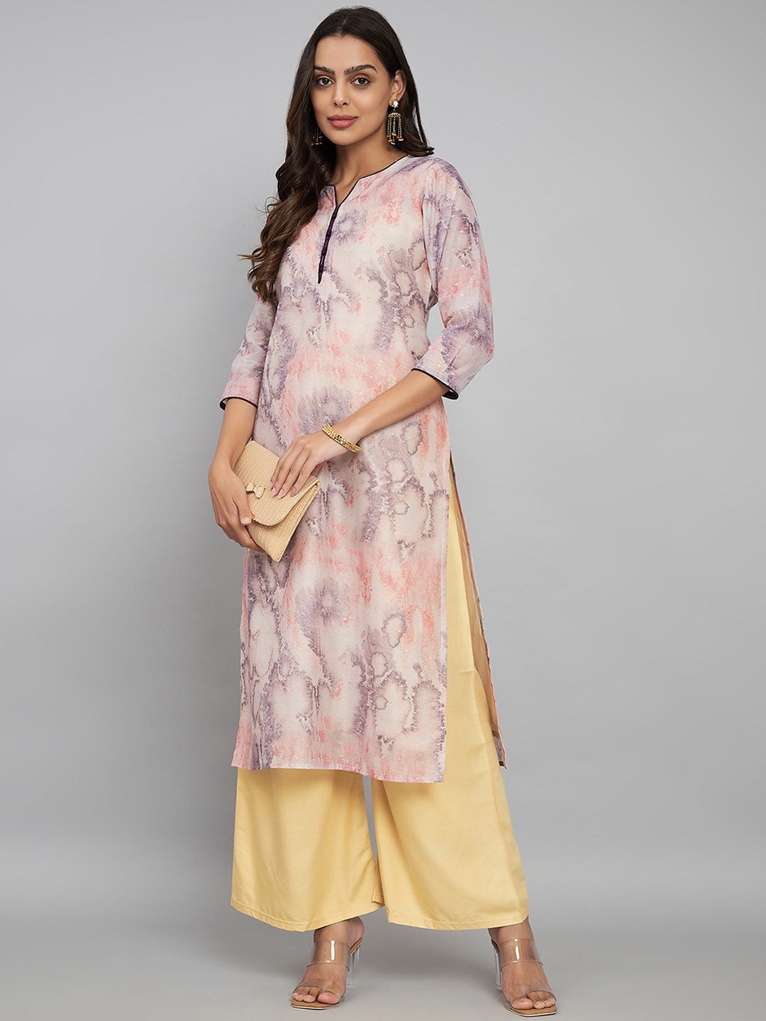 Label Khoj Women Slik Blend Kurta