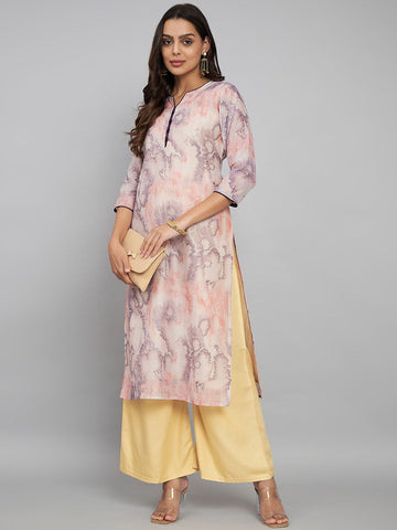 Label Khoj Women Slik Blend Kurta