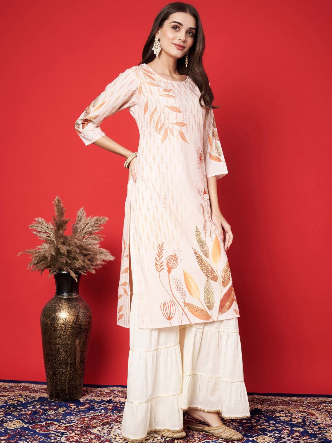 Label khoj cotton printed kurta