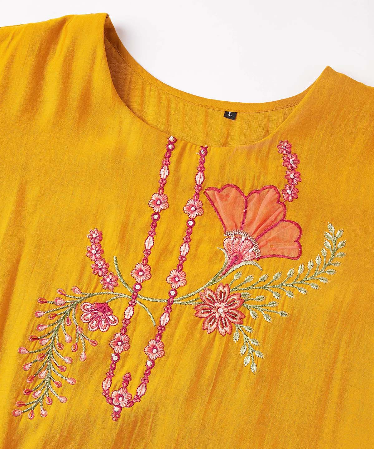 Label Khoj Women Silk Blend and embroidery Kurta with Trousers & Dupatta