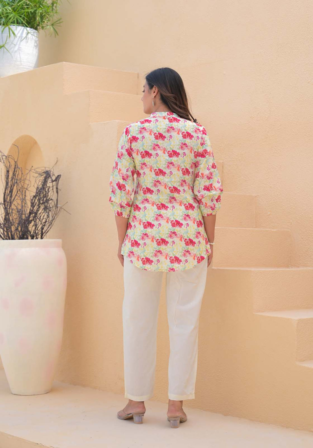 Label Khoj Women's viscose rayon Printed Cord Set