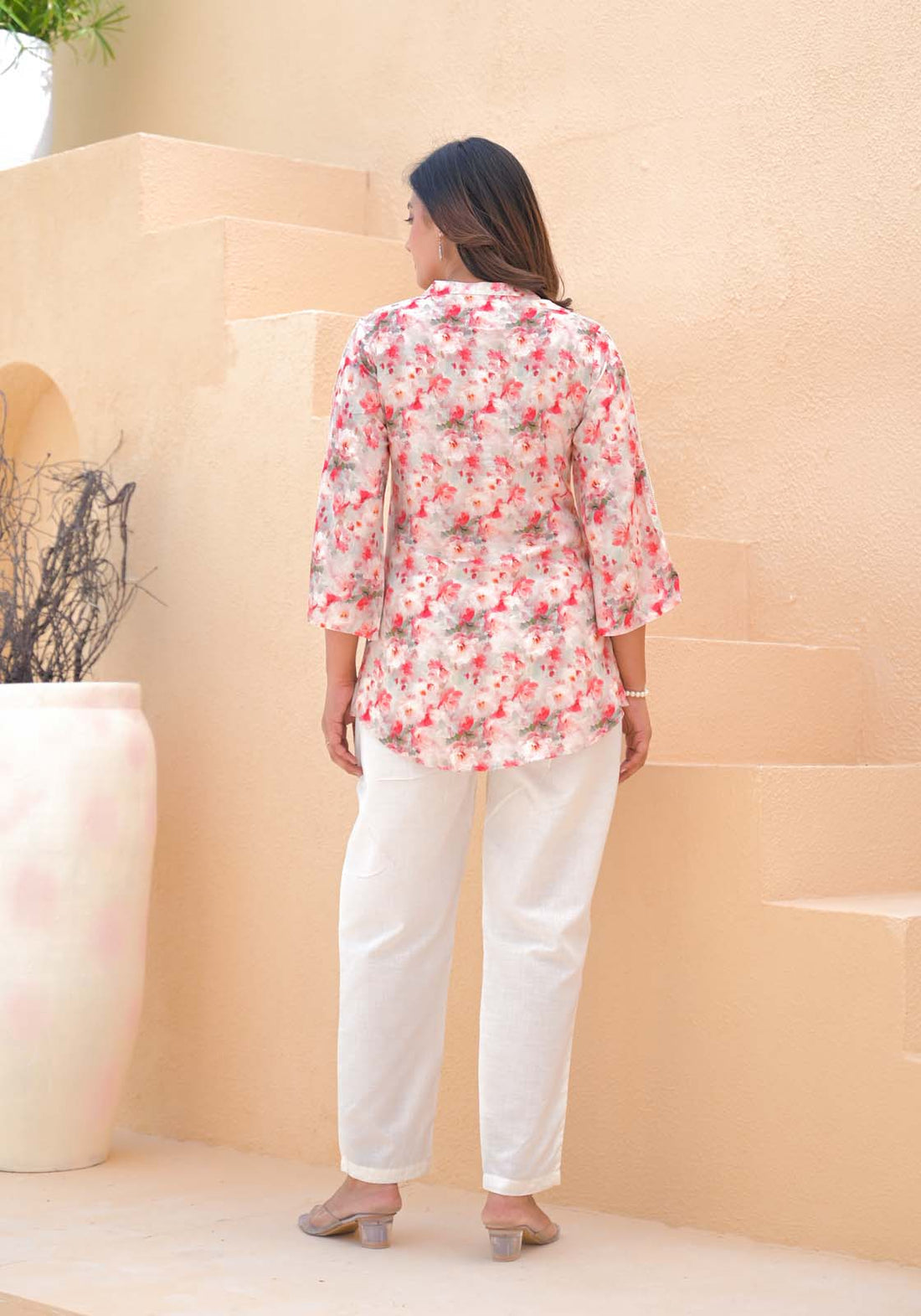 Label Khoj Women's viscose rayon Printed Cord Set