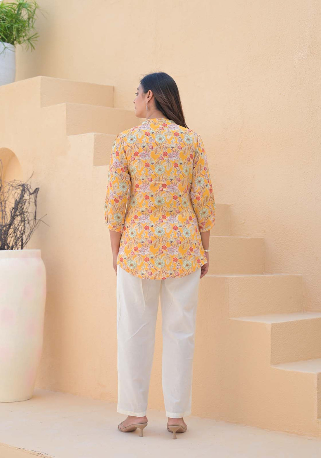 Label Khoj Women's viscose rayon Printed Cord Set