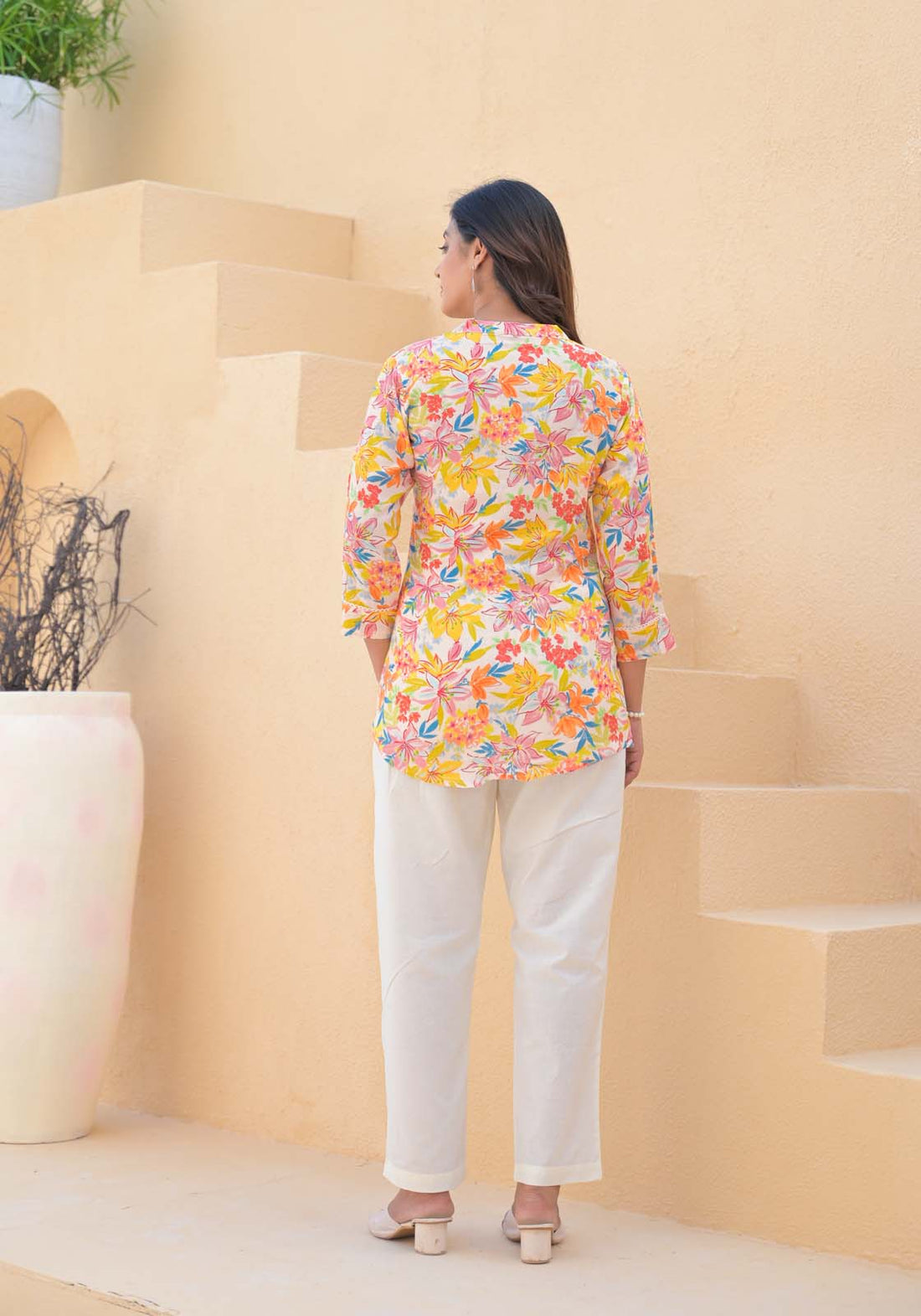 Label Khoj Women's viscose rayon Printed Cord Set