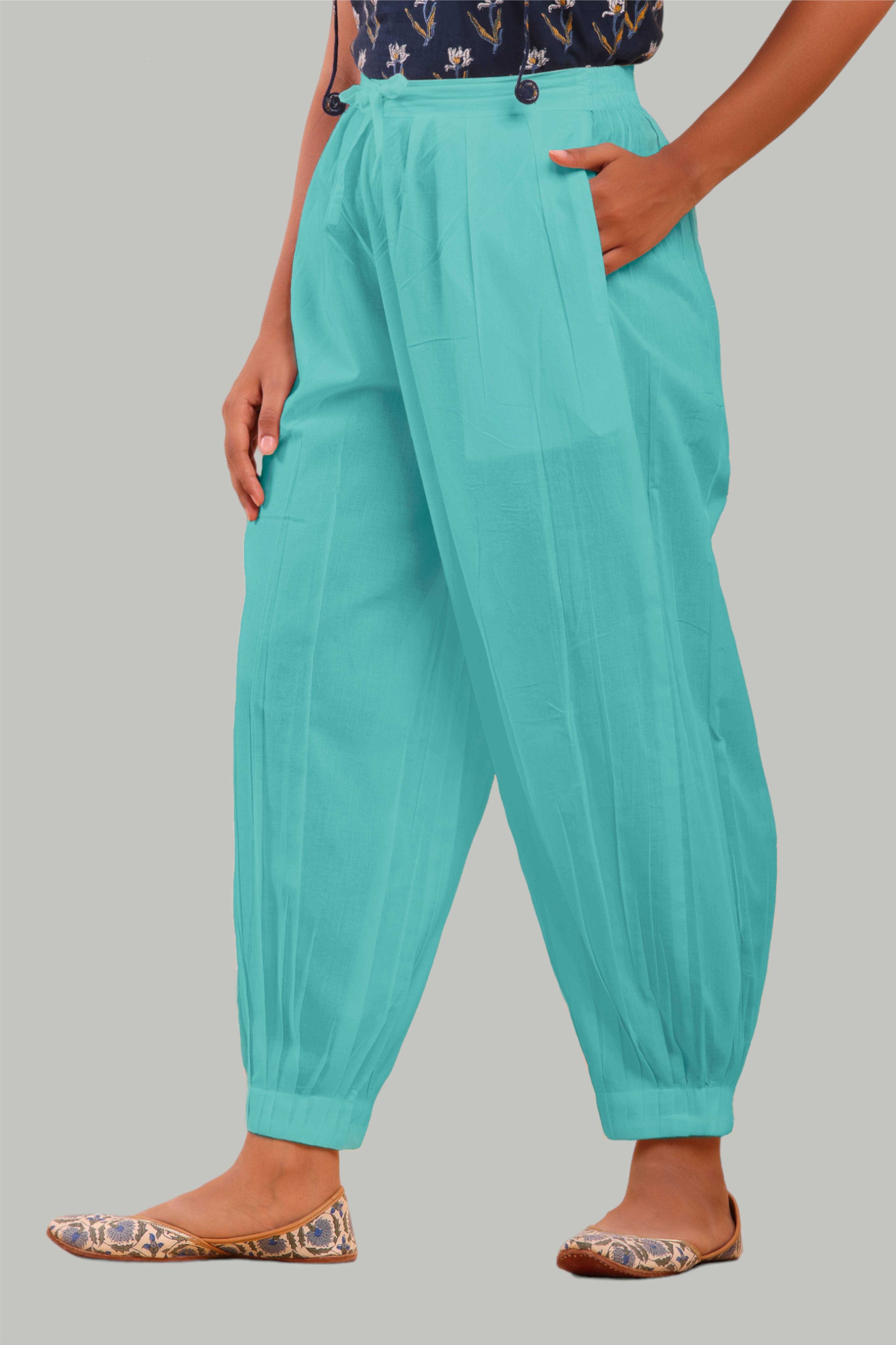 Cyan Afghani Pant
