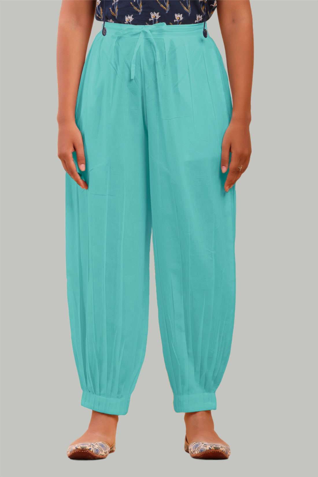 Cyan Afghani Pant