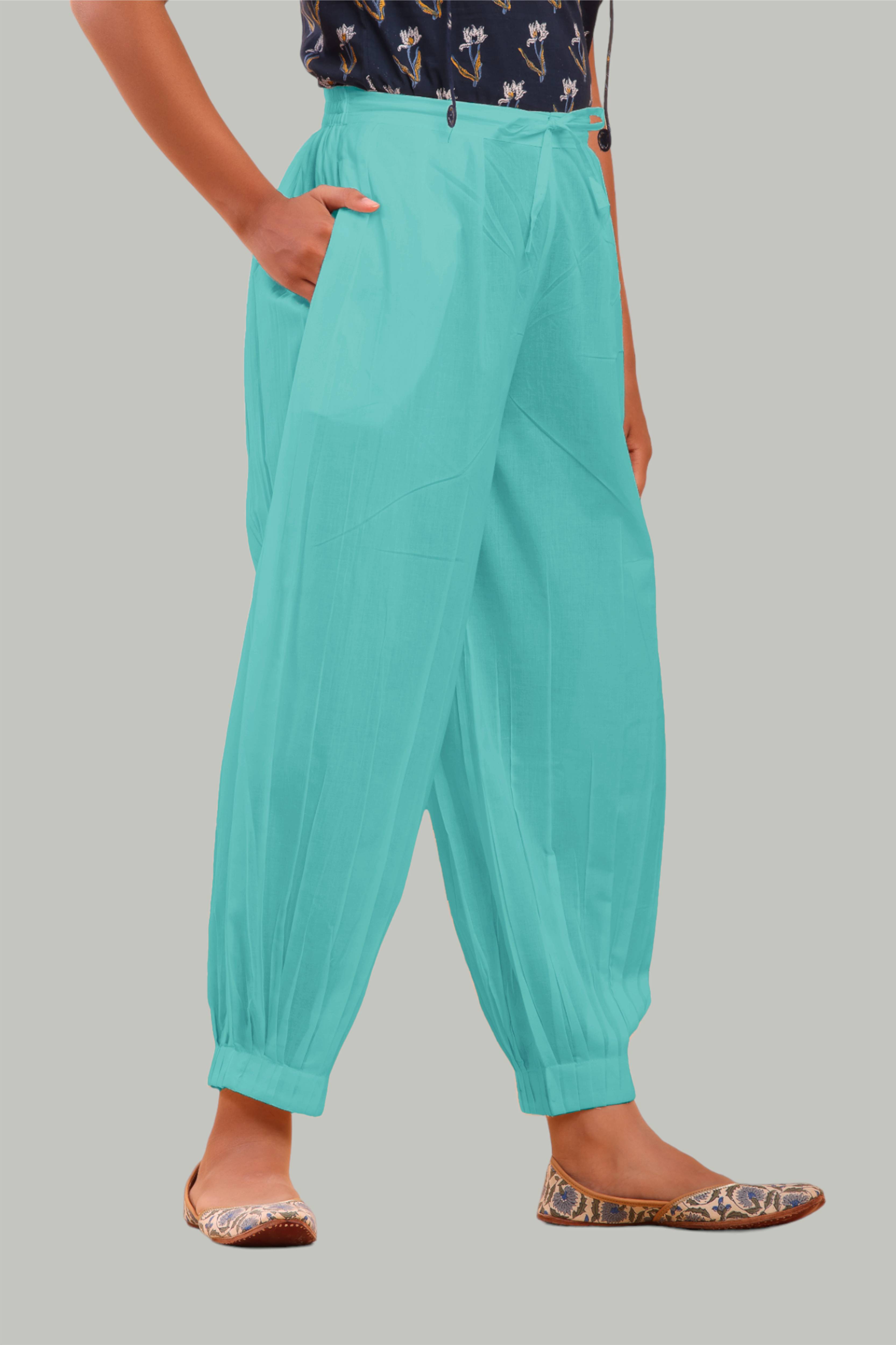 Cyan Afghani Pant