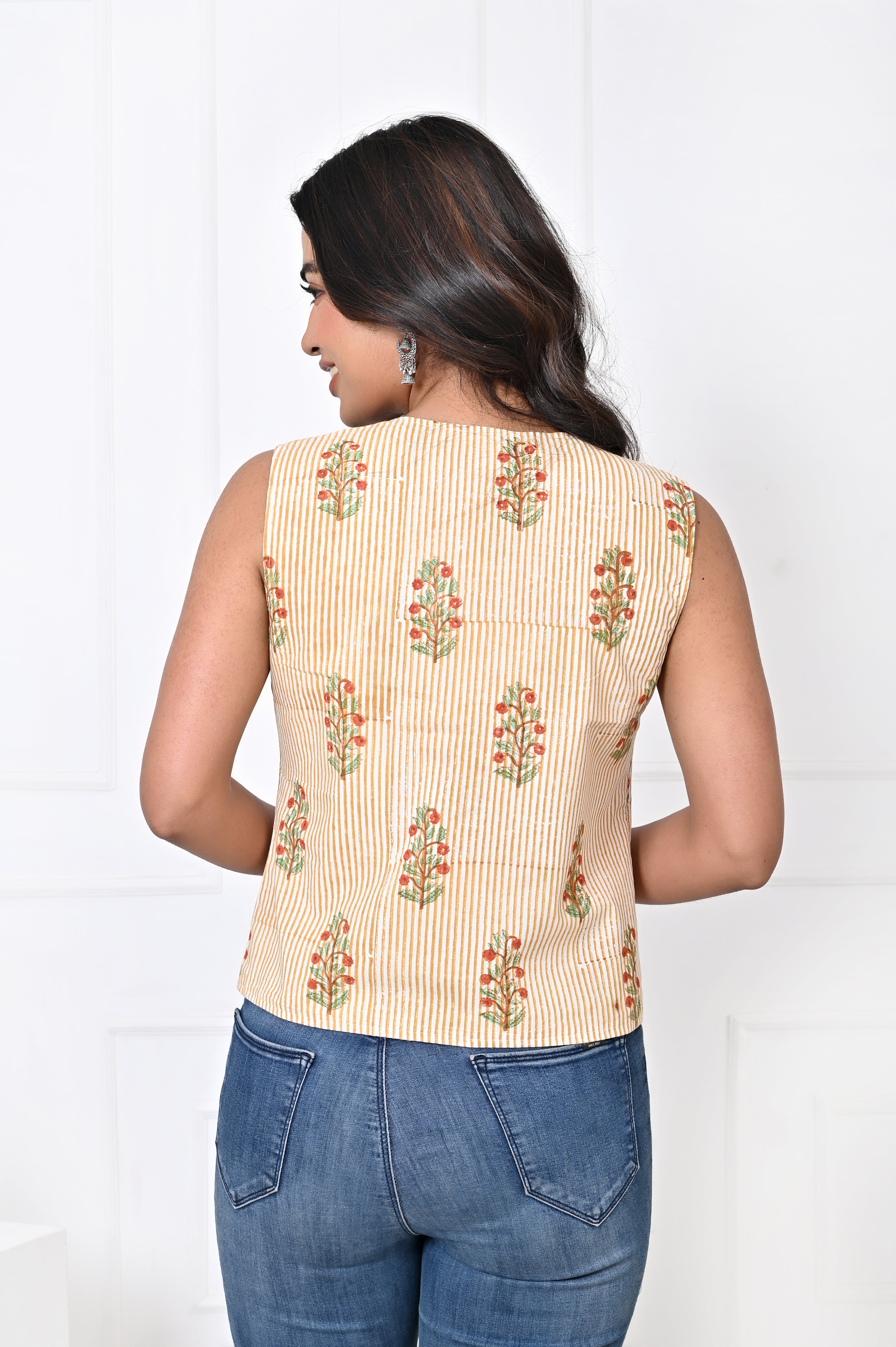 Mustard Stripe Koti
