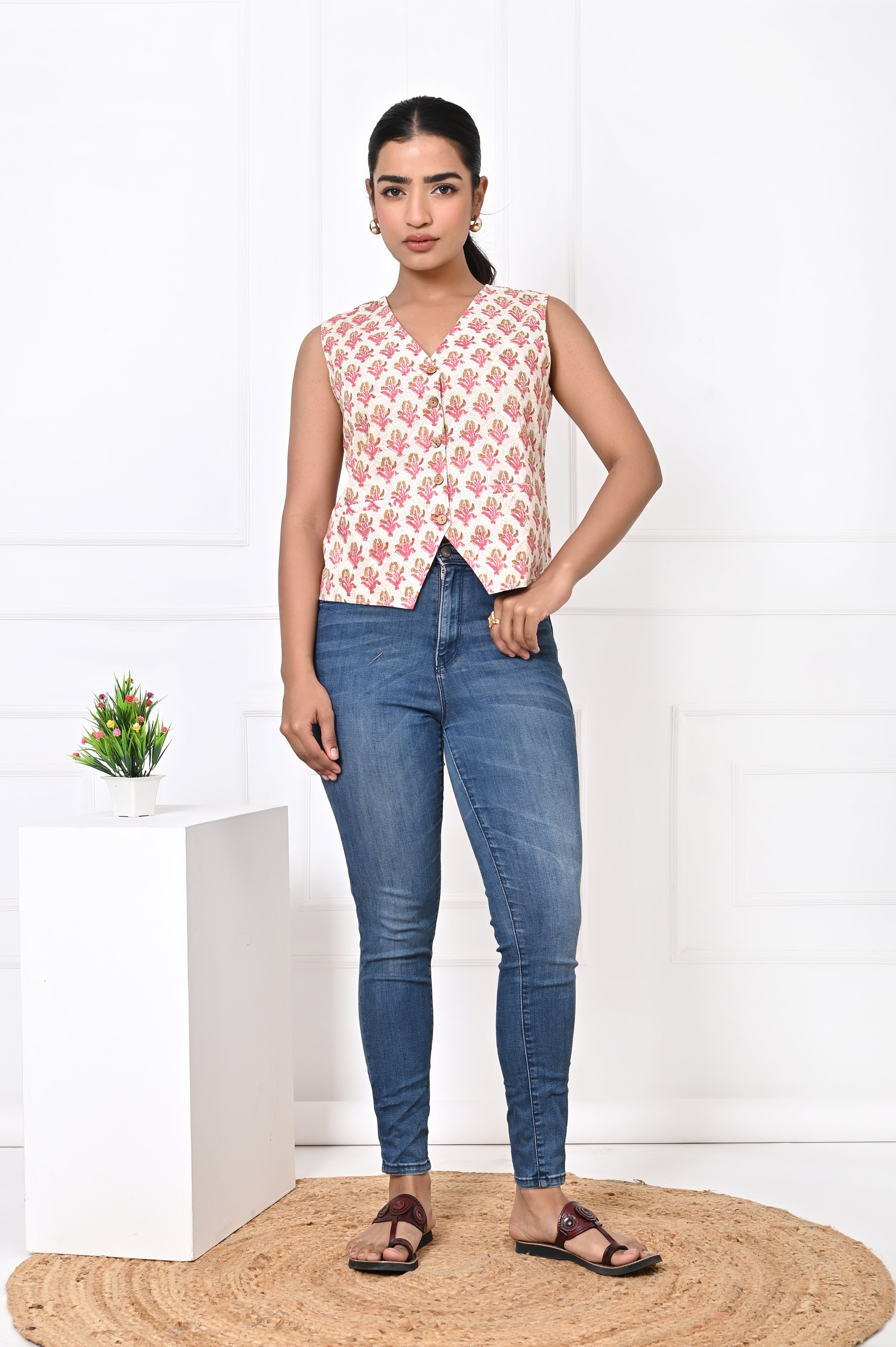 Yellow And Red Koti
