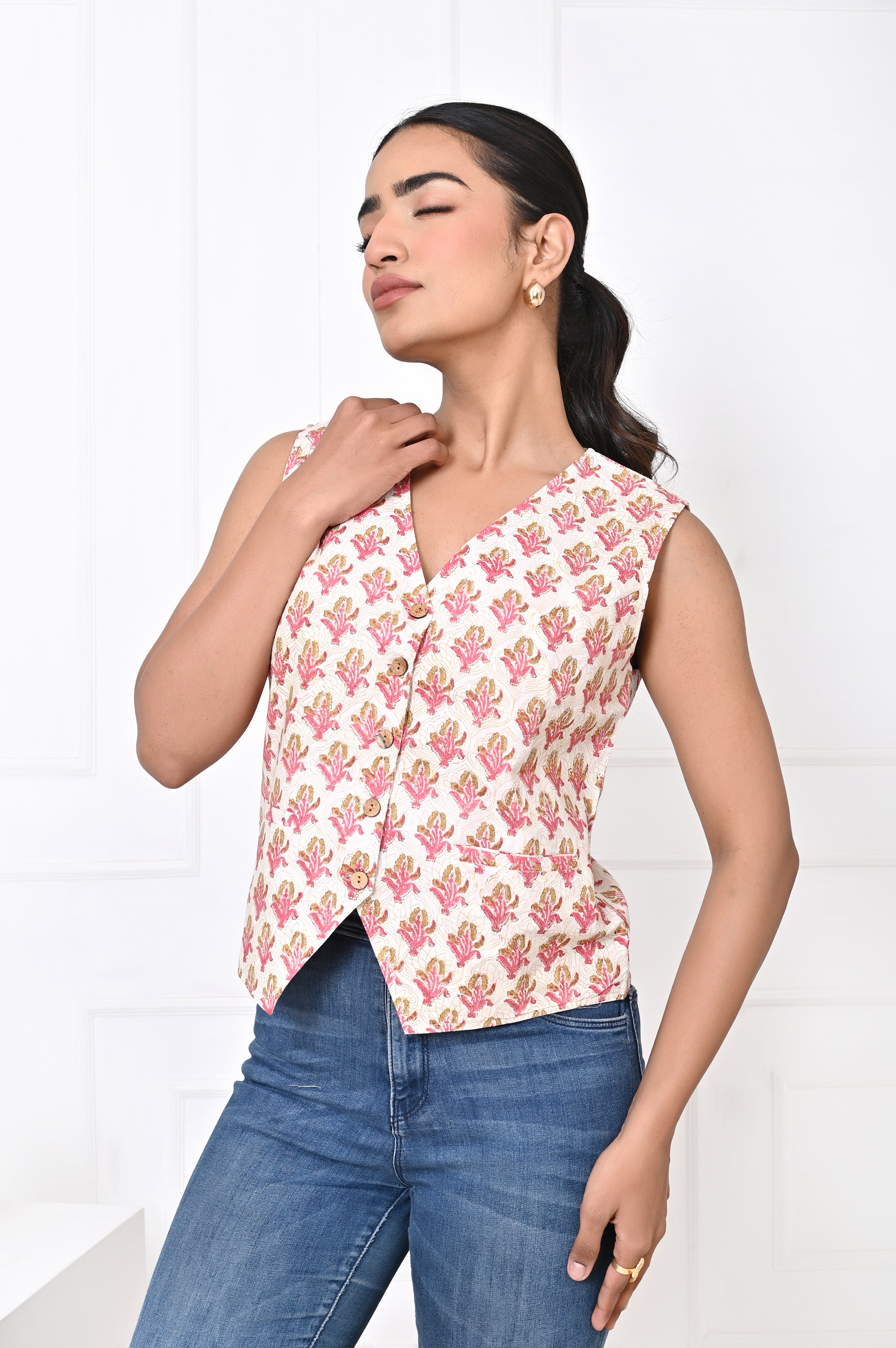 Yellow And Red Koti