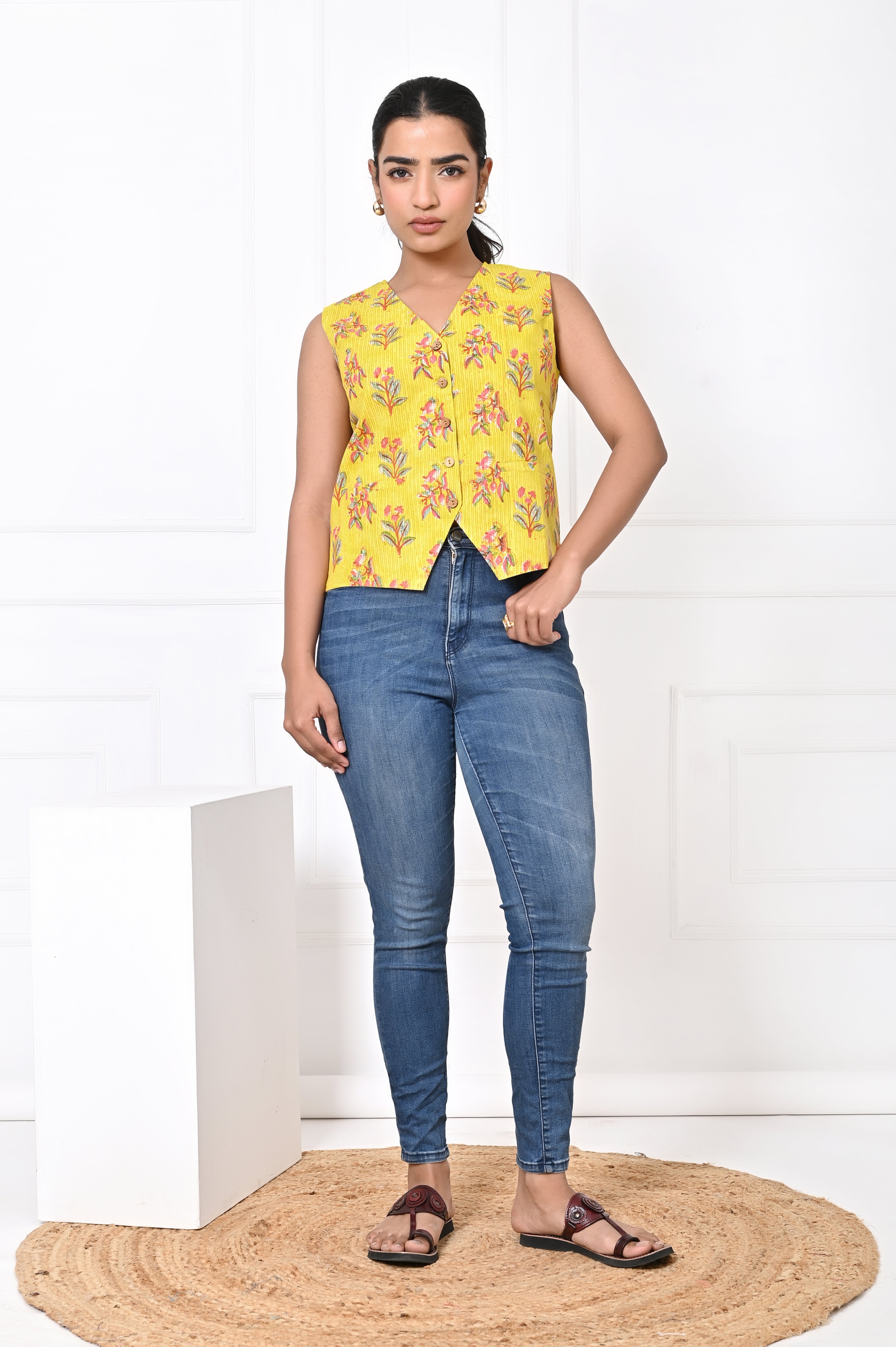 Yellow and Pink Koti