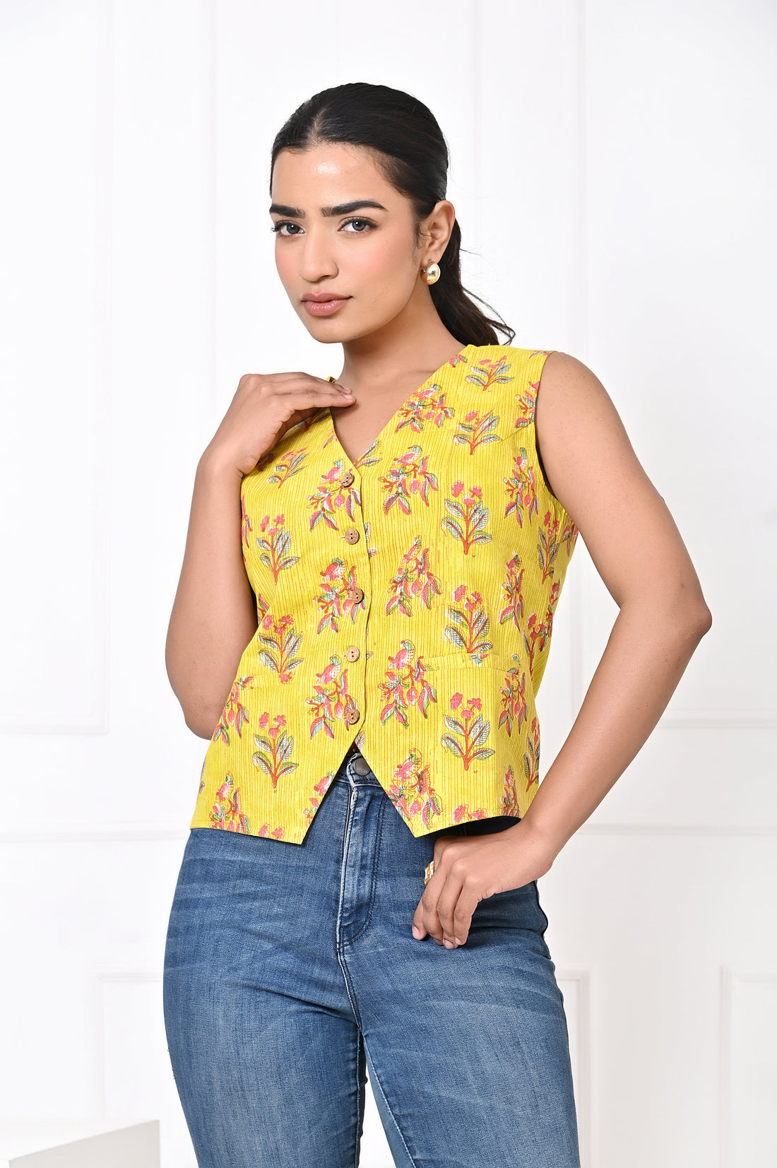 Yellow and Pink Koti